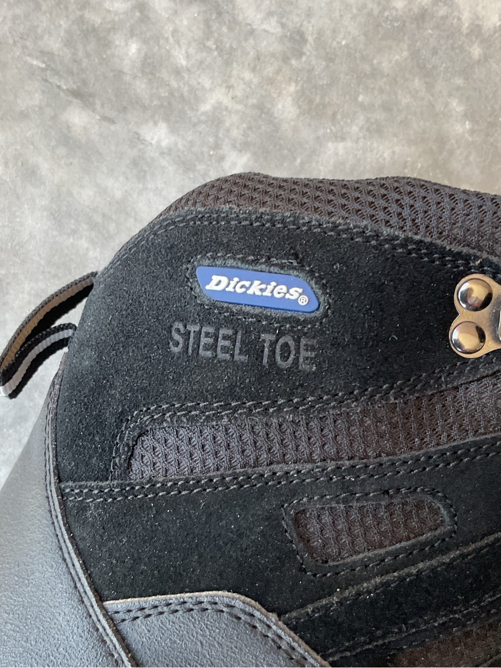 Dickies Black Tactical Work Boots with Lug Sole Steel Toe Size 10 - Picture 4 of 9